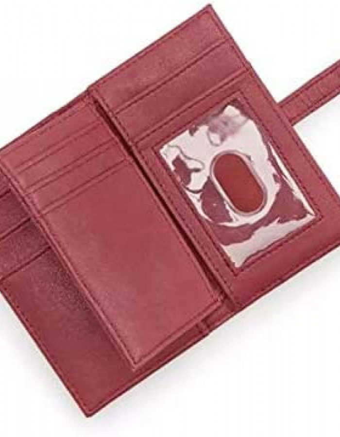 محفظة بطاقات لون رماني محفظة بطاقات لون رماني