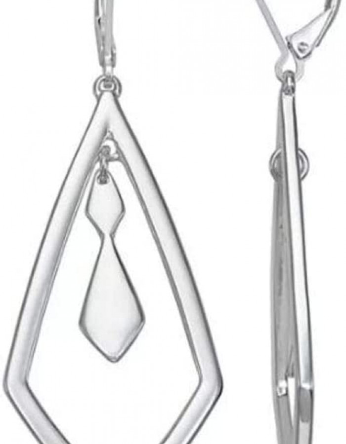 Nine West Diamond Shaped Orbital Drop Earrings Nine West Diamond Shaped Orbital Drop Earrings