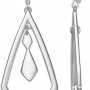 Nine West Diamond Shaped Orbital Drop Earrings