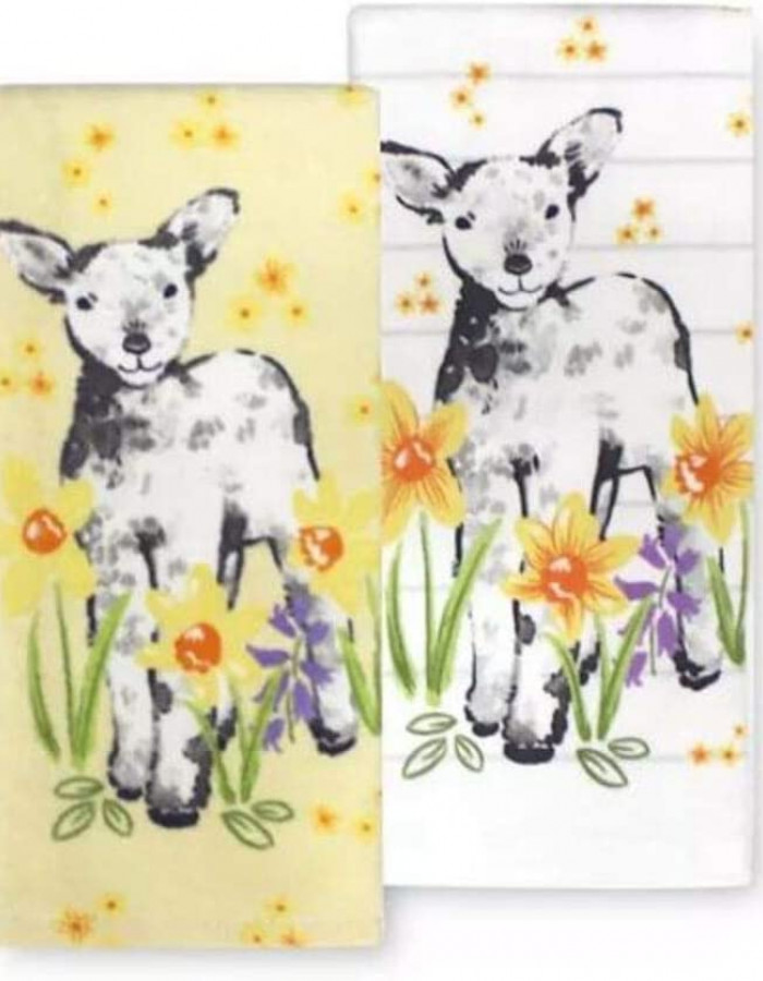 فوط مطبخ للبيع حبتين صور خراف   فوط مطبخ للبيع حبتين صور خراف