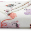The Big One Supersoft Plush Throw Pink and Purple Cats The Big One Supersoft Plush Throw Pink and Purple Cats