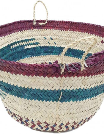 سلة خوص كبيرة 