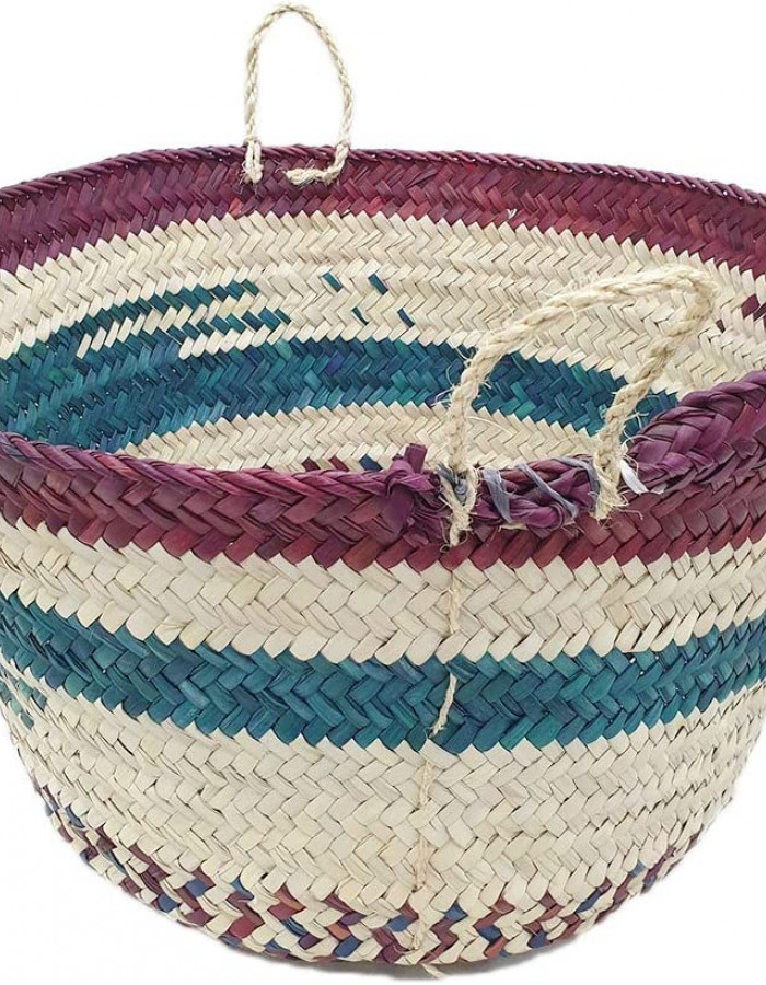 سلة خوص كبيرة 