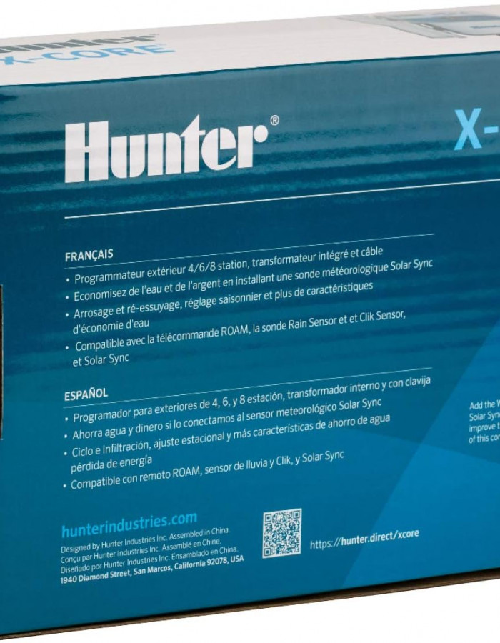 وحدة تحكم خارجية بالري 4 محطات اكس كور من هنتر XC400