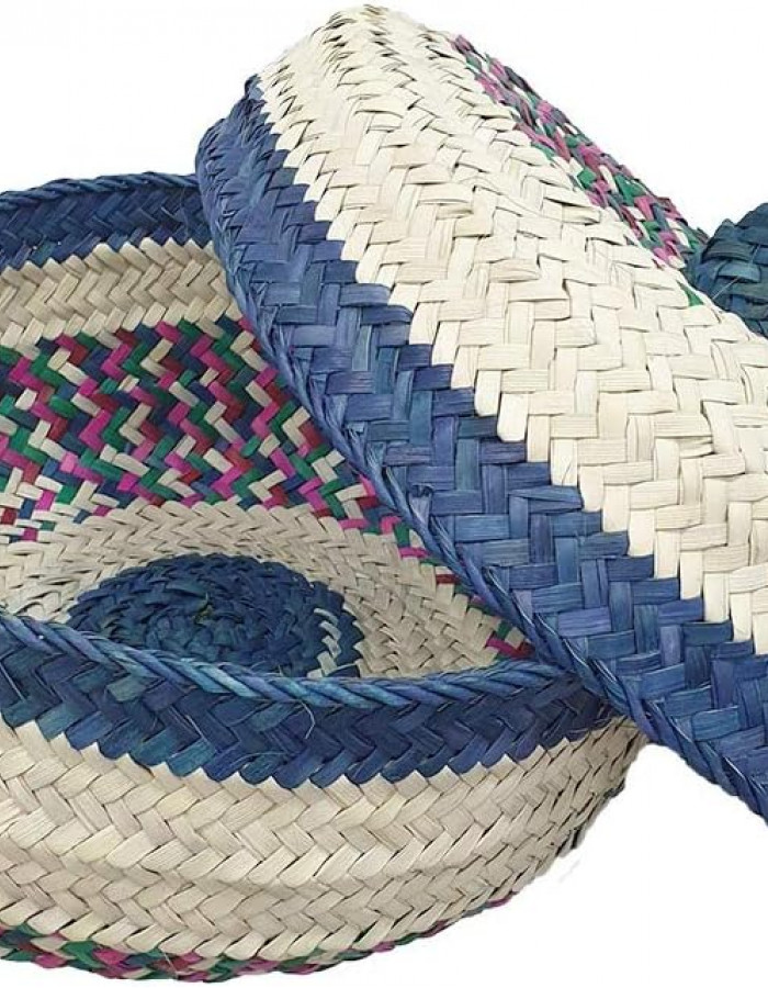 palm Leaf Bread Serving Basket