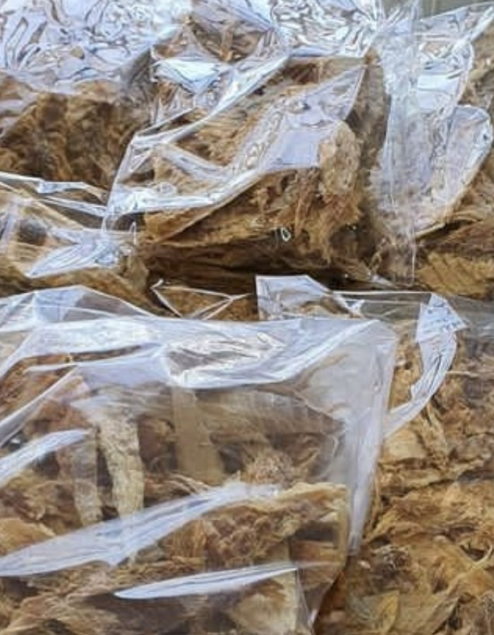 سمك شعري و صافي وربيان مجفف