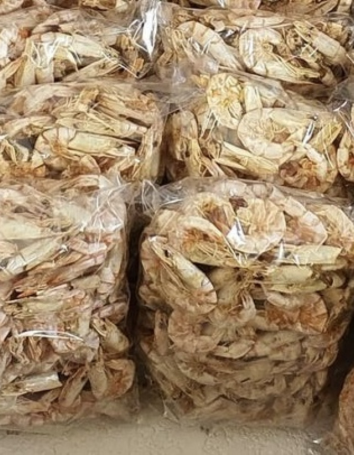 سمك شعري و صافي وربيان مجفف